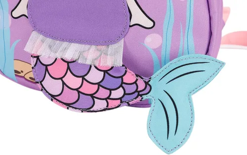 Vista 5 de BLUBOON Mochila para niños pequeños para niñas linda mochila preescolar 3D bolsa de libros para niños pequeños