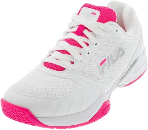 Vista 2 de Fila Zapatos de tenis para mujer, blancorosa y blanco.
