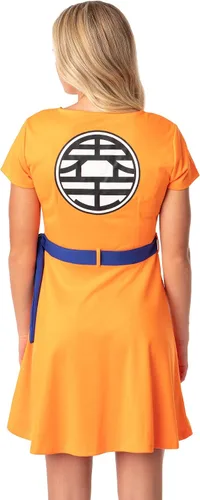Vista 4 de Dragon Ball Z - Disfraz de cosplay con símbolo Kanji para mujer