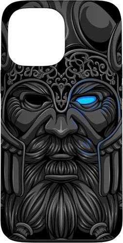 Vista 24 de Allfather Odin - Raven God - Norse Viking God in Asgard Case for iPhone 17