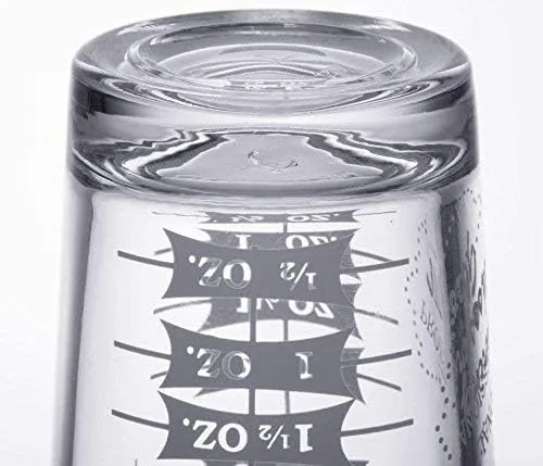 Vista 3 de Vasos medidores profesionales, dos vasos medidores de 4 oz (2)
