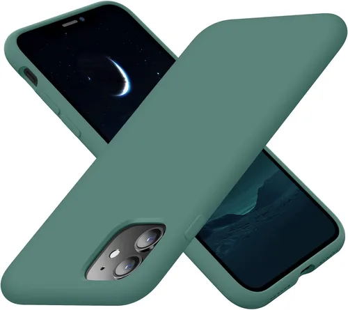 Vista 9 de Cordking Funda diseñada para iPhone 11, funda de silicona ultradelgada a prueba de golpes con [forro de microfibra suave antiarañazos], 6.1 Negro
