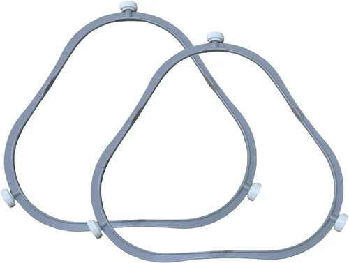 Vista 7 de 7.48 pulgadas W11252182/8206227 Anillo de soporte para placa giratoria de microondas, pieza de repuesto de soporte de bandeja de vidrio, anillo