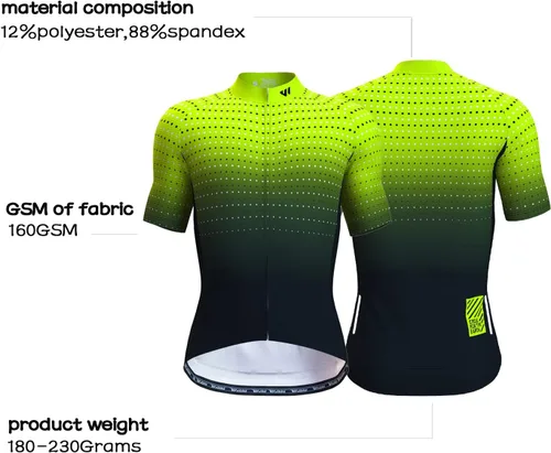 Vista 3 de Lo.gas Maillot de ciclismo para hombre, manga cortalarga, camisas de ciclismo con cremallera completa con bolsillos, ropa de bicicleta de carretera