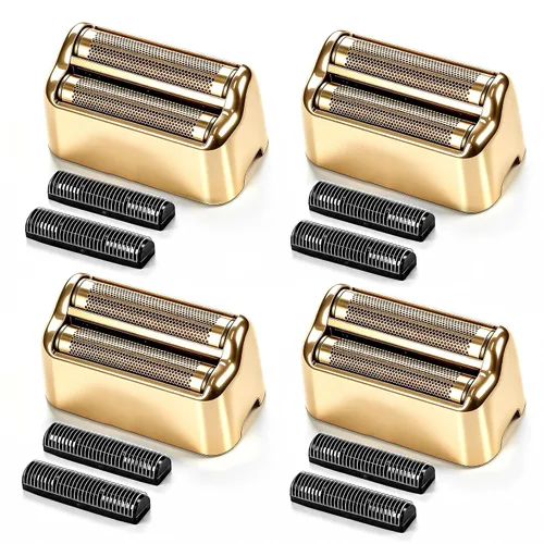 Vista 14 de Hoja de repuesto para afeitadora y cortadoras compatibles con BaBylissPRO Barberology Double FXFS2G (dorado)