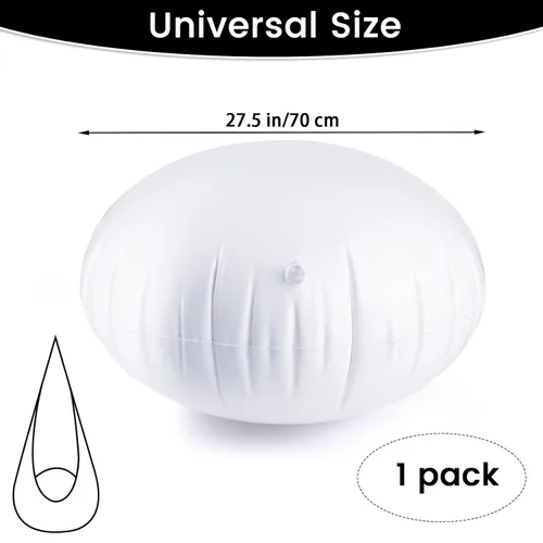 Vista 2 de Pod Swing Hammock Chair Inflatable Seat Cushion Replacement for Kids 27.5 Inch Universal Size for Most, Thickened PVC