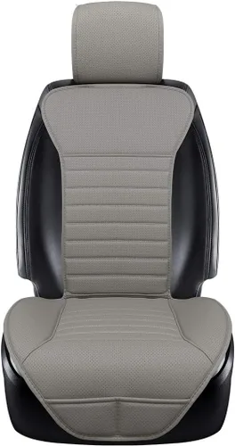 Vista 13 de Funda protectora de lujo para asiento de coche en cuero sintético - Funda para asiento delantero - Funda para base de asiento individual
