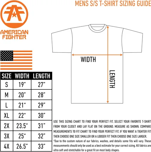 Vista 4 de American Fighter Camisetas patrióticas de manga corta para hombre, camisetas patrióticas de manga corta para hombre de Estados Unidos y México.