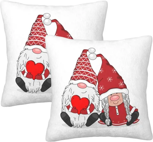 Vista 9 de Juego de 2 fundas de almohada decorativas de conejo de Pascua de 16 x 16 pulgadas, con diseño de conejos y hojas de primavera, fundas de almohada