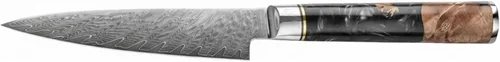 Vista 8 de Tidal Black - Cuchillo para pan de 8" - Damasco