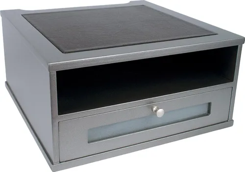 Vista 4 de Victor, elevador de monitor de madera, 1175, plateado clásico Plateado (Classic Silver)