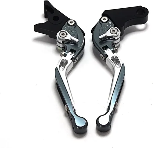 Vista 21 de Bajaj Dominar 400 2017-2018 Accesorios de motocicleta CNC aluminio plegable extensible palanca de embrague de freno
