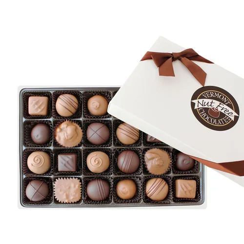 Vista 12 de Vermont Nut Free Chocolates Chocolates en caja (gran surtido) 12 piezas