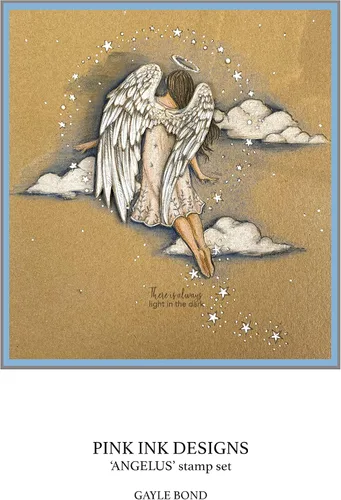 Vista 3 de CREATIVE EXPRESSIONS Juego de sellos transparentes Angelus, transparente