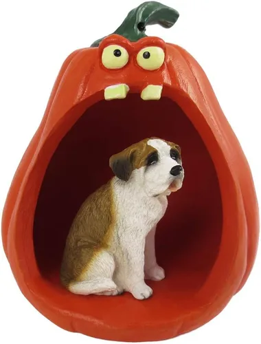 Vista 33 de Conversation Concepts Figura de Corgi galés de Halloween y calabaza Welsh Corgi Pembroke