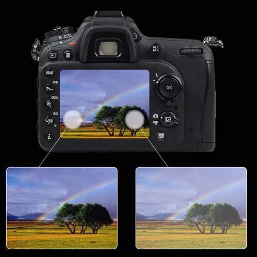 Vista 6 de PCTC Protector de pantalla 1500D compatible con Canon EOS Rebel T7 T6 T5 1300D 1200D 1500D Protector de vidrio templado EOS 2000D (paquete de 3)