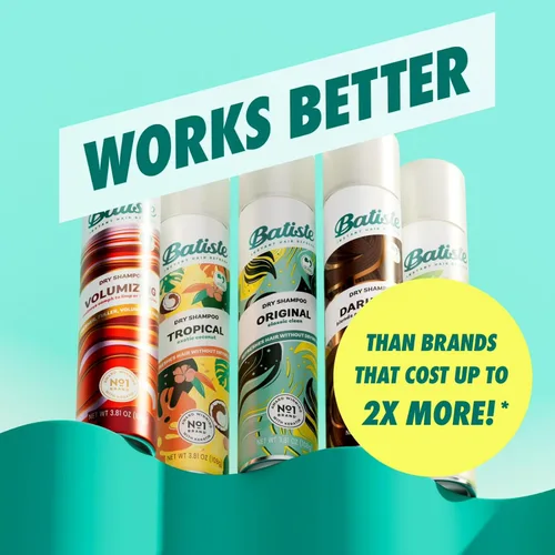 Vista 9 de Batiste Champú seco de 6.73 fl oz de Batiste Original