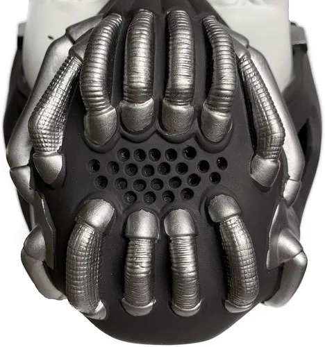 Vista 7 de Bane Mask The Dark Knight Rises - Accesorios para disfraz de cosplay, accesorios de PVC, color negro