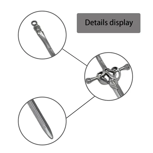 Vista 3 de 2 palillos para el cabello vintage para niñas, estilo chino, horquillas para cabello largo, accesorios para el cabello (negro)