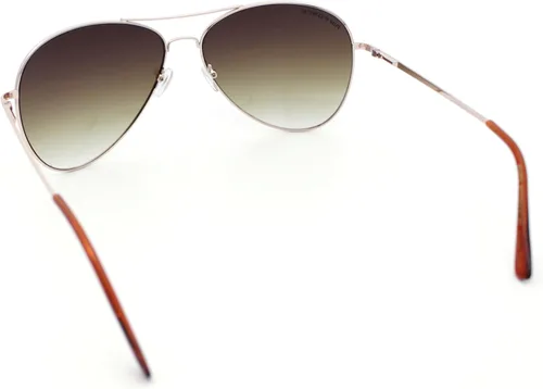 Vista 6 de SA106 Airforce - Gafas de sol clásicas de gran tamaño con borde de metal para hombre