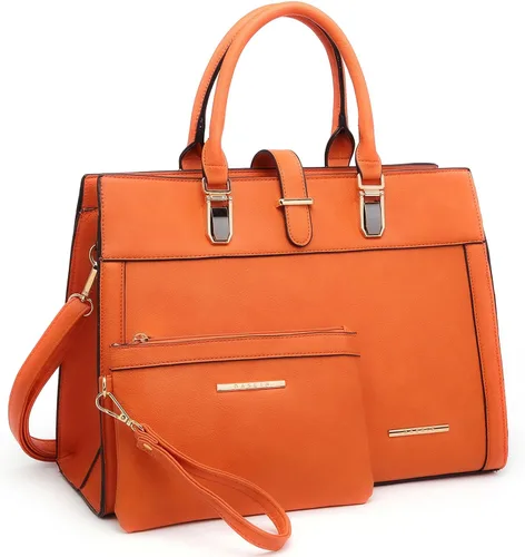 Vista 7 de Bolso de mano para mujer con solapa, bolso de hombro con correa, bolso de mano con asa superior, bolso tote, bolso satchel, monedero, bolso