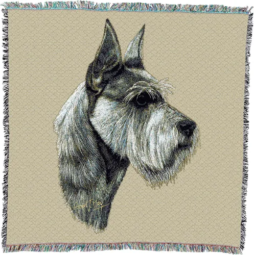 Vista 23 de Pure Country Weavers Airedale Terrier - Manta cuadrada de regazo por Robert May - Grupo Terrier, regalo para los amantes de los perros, manta