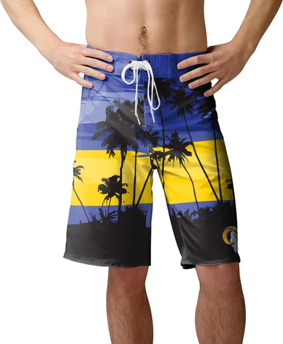 Vista 30 de FOCO Bañador con logotipo del equipo de la NFL para hombre Sunset