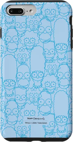 Vista 12 de Funda con estampado de personajes de The Simpsons Springfield para iPhone 16