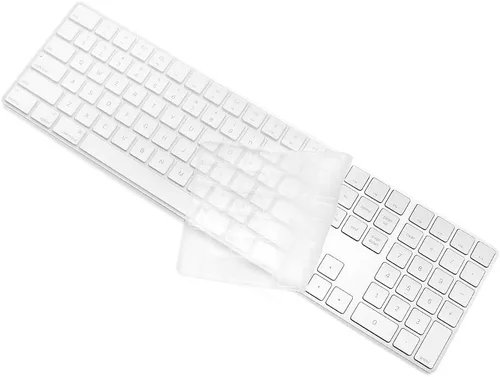 Vista 10 de ProElife Protector de silicona ultra fino para teclado mágico Apple iMac 2019-2017 con teclado numérico A1843 Teclado numérico inalámbrico Bluetooth