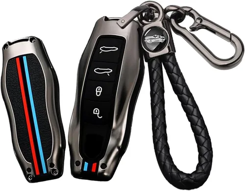 Vista 10 de ontto Funda para llavero para control remoto de llave inteligente Porsche 2010 en adelante
