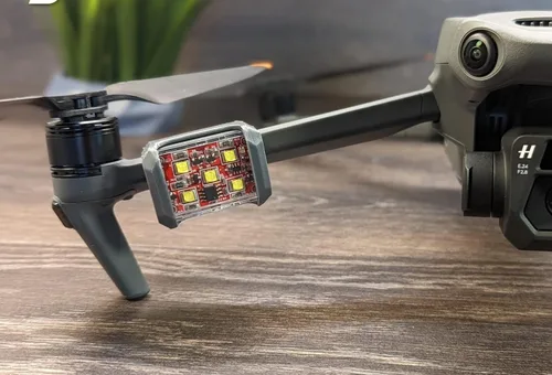 Vista 6 de Mavic - Kit de 3 luces estroboscópicas para navegación compatible con DJI Mavic 3 Drone Cumple con la FAA: 2 kit de luces para soportes de brazos