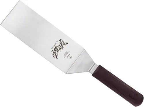 Vista 6 de Espátula "Hell's Handle" de Mercer Culinary, de 5 x 4 pulgadas, resistente, Plateado