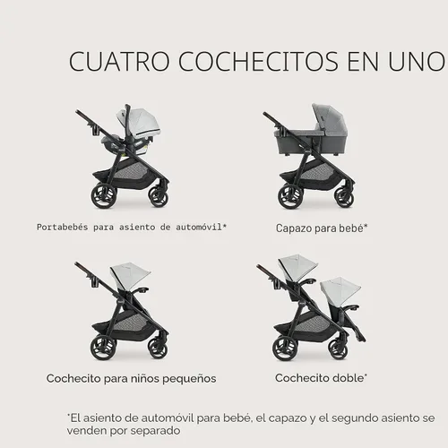 Vista 4 de Graco® Premier Modes™ Nest2Grow™ - Carriola 4 en 1