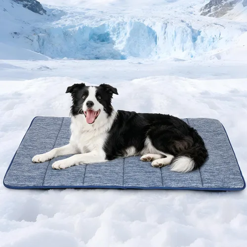 Vista 49 de Tapete refrescante para perros pequeños, almohadilla ortopédica de espuma viscoelástica de 24 x 18 pulgadas para verano, QMAX>0.5, almohadilla
