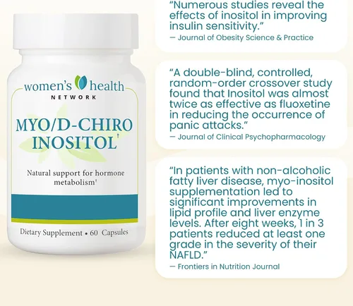 Vista 4 de Myo & D-Chiro Inositol 40:1 Fórmula - Apoya la salud reproductiva de las mujeres, la regularidad menstrual y el equilibrio metabólico - Vegano