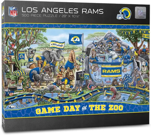 Vista 7 de YouTheFan - Rompecabezas NFL Game Day at The Zoo, 500 piezas
