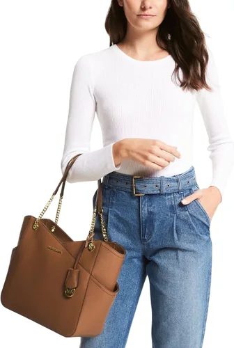Vista 5 de Michael Kors - Bolso tote Jet Set Travel grande con cadena para el hombro