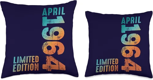 Vista 3 de Awesome Limited Edition April 1964 Retro 1964 Vintage 1964 Throw Pillow