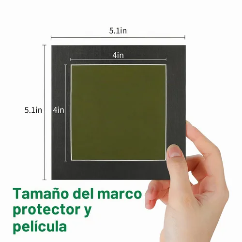 Vista 4 de Película de visión de campo magnético de 4 x 4 pulgadas, pantalla de flujo magnético, detector de patrones magnéticos, enseñanza de proyectos