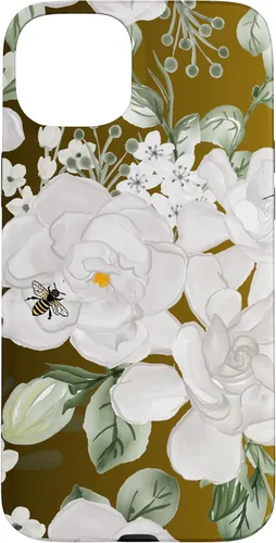 Vista 9 de Funda para iPhone 16 White Gardenia's Nectar Flowing Over