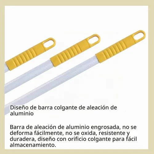 Vista 4 de Trapeador de cadena de extremo de bucle resistente comercial con poste