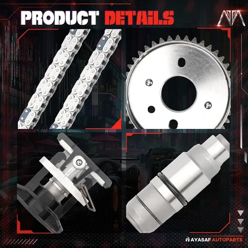 Vista 2 de Kit de cadena de distribución del motor compatible con Chrysler 300 2005-07
