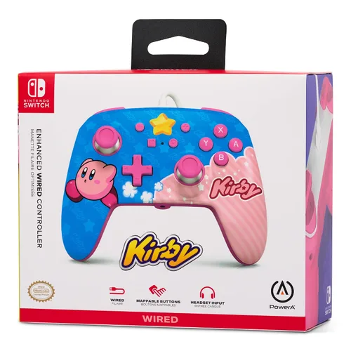 Vista 9 de PowerA Enhanced Wired Controller for Nintendo Switch - Kirby