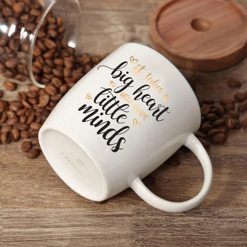 Vista 8 de CARAKNOTS Regalos de Apreciación para Profesoras Taza de Café Regalos para Profesores para el Día de San Valentín Cumpleaños Graduación Navidad