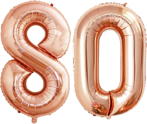 Vista 434 de Goer, conjunto de globos de papel aluminio para decoraciones de cumpleaños, globos de las letras de feliz cumpleaños y de números Oro