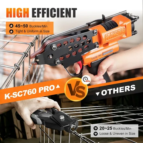 Vista 7 de K-SC760 PRO Pistola neumática de anillo de cerdo con gatillo mejorado calibre 16