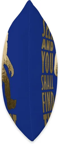 Vista 2 de Bigfoot Figure Sasquatch Yeti Seek And You Shall Find Throw Pillow