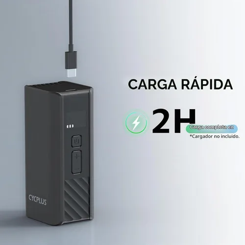 Vista 9 de CYCPLUS Bomba eléctrica para bicicleta, A3Mini, 120 PSI, motor sin