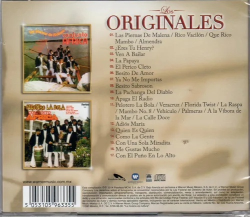 Vista 2 de CONJUNTO AFRICA (EDICION LIMITADA) 2 EN 1 "LOS ORIGINALES PEERLESS,EL RESCATE DE LA BUENA MUSICA".