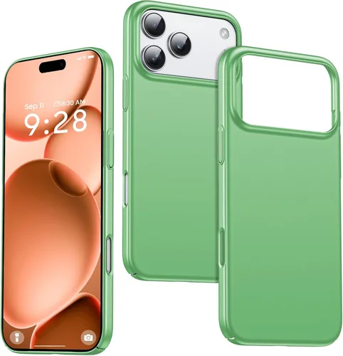 Vista 38 de GRECAZO Funda delgada para iPhone 16 Pro Max, ultra fina, color negro